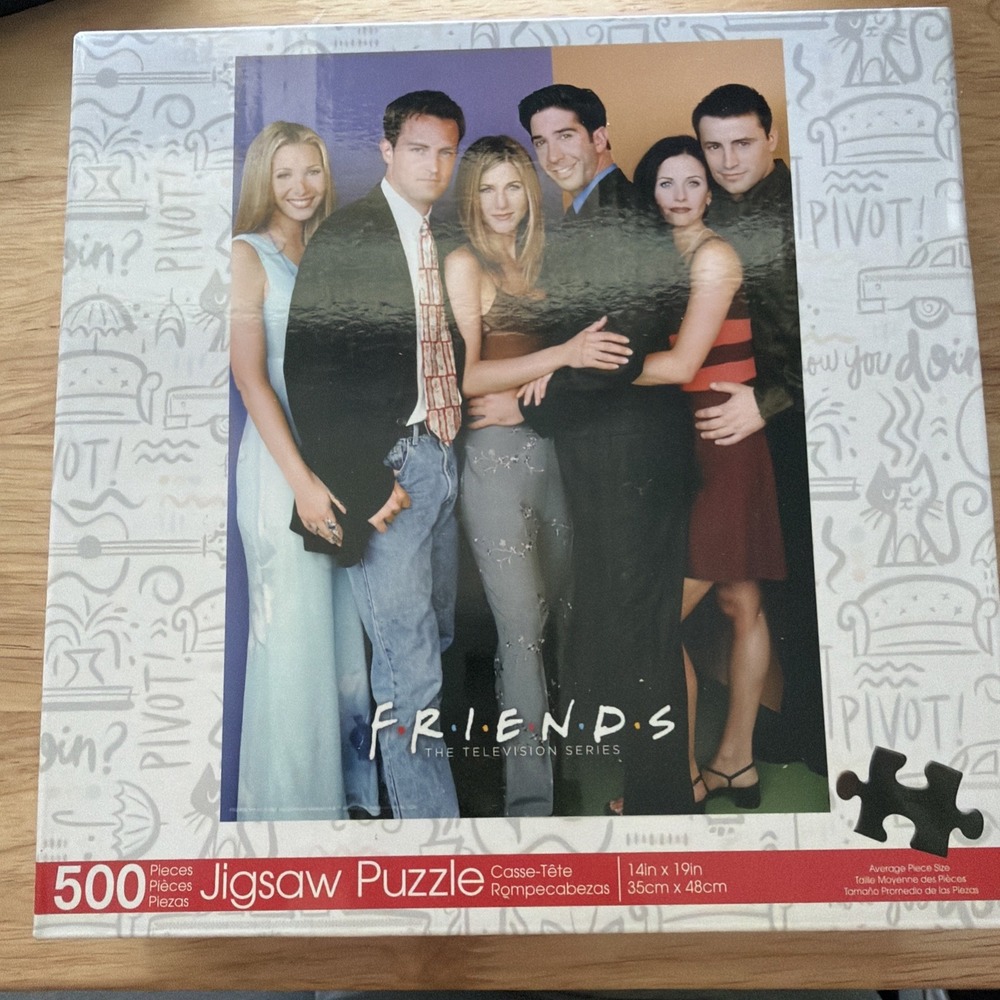 Aquarius Friends The Television Series 500 Piece Jigsaw Puzzle New In Box